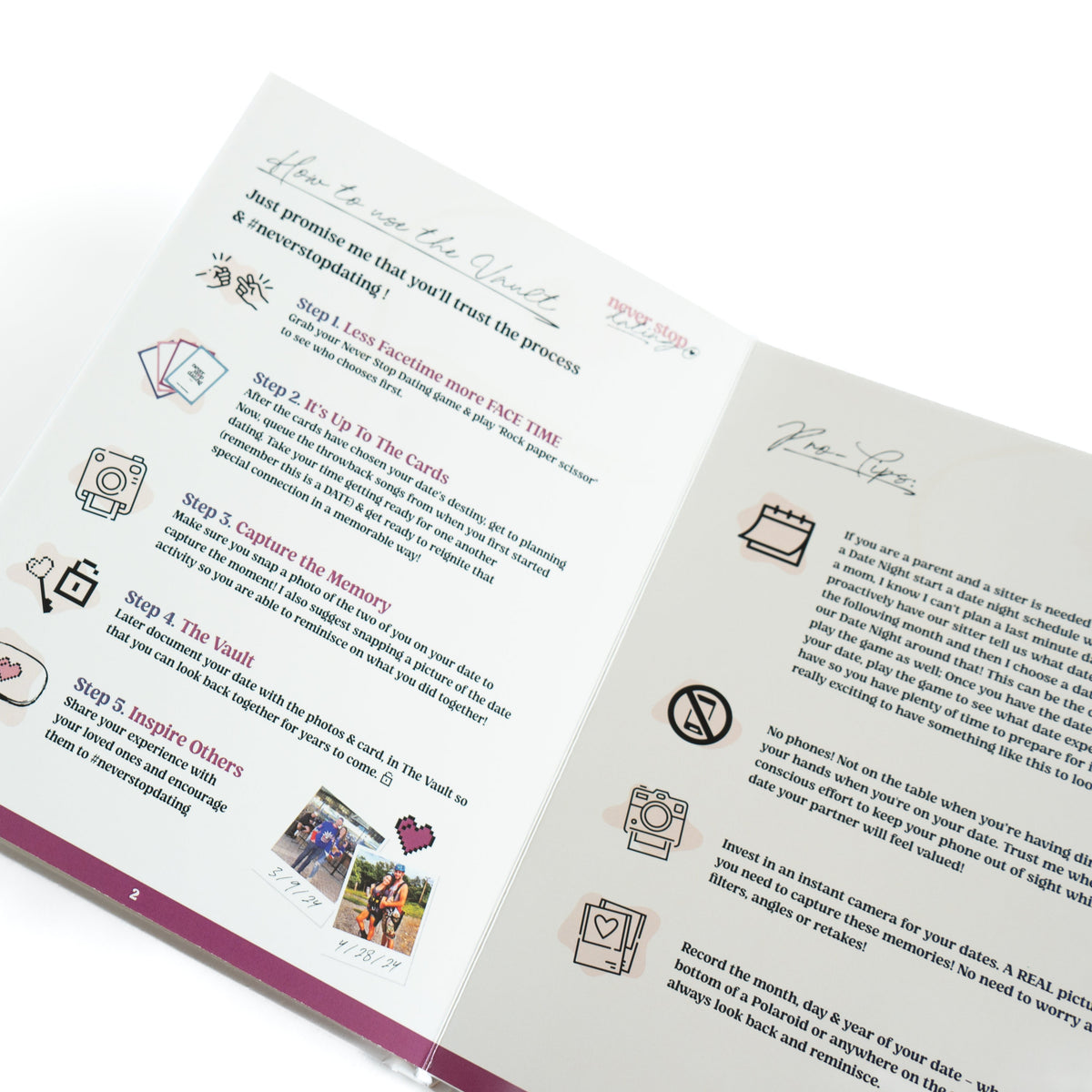 The Vault Keepsake Book